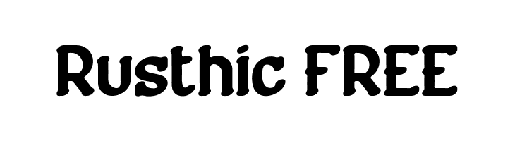 Rusthic FREE  font caratteri gratis