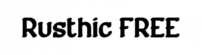 Rusthic FREE  Frei Schriftart Herunterladen