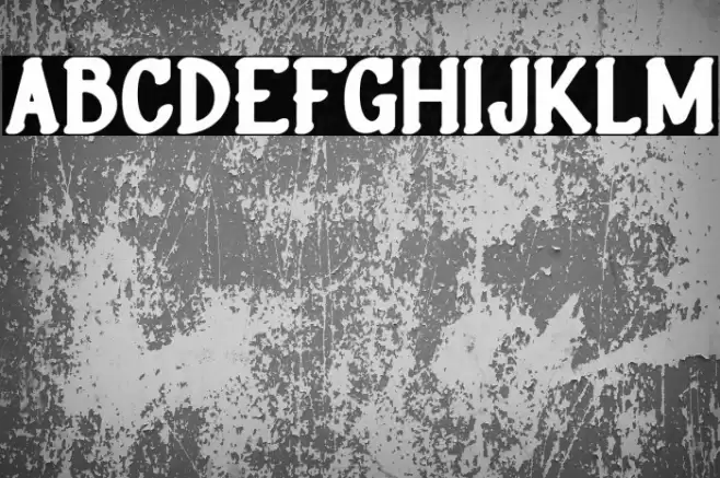 RusthicFREE Font examples