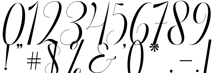 RusthinaScript Font OTHER CHARS