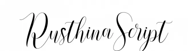 RusthinaScript  Frei Schriftart Herunterladen
