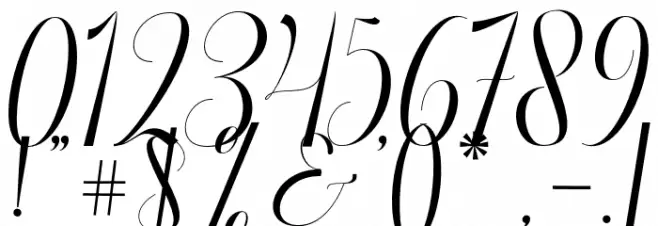 RusthinaScript Font OTHER CHARS