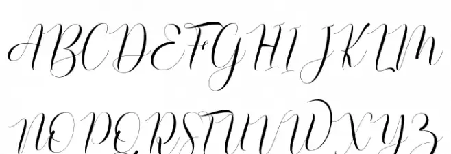 RusthinaScript Schriftart Groß