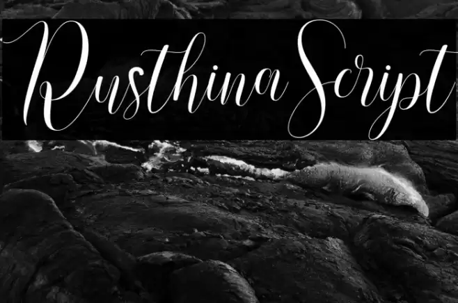 RusthinaScript Font examples