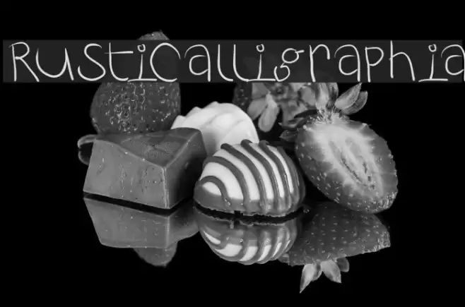 RustiCalligraphia Font examples