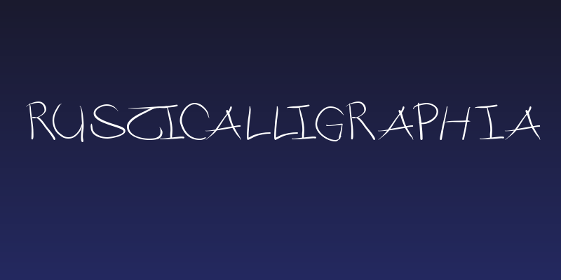 RustiCalligraphia Social Header