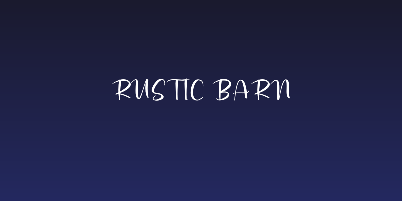 Rustic Barn Social Header