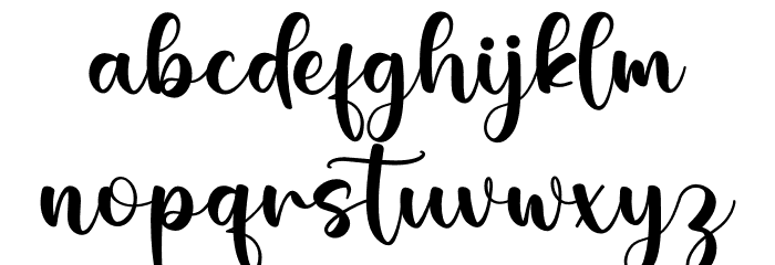 Rustic Barn Font LOWERCASE