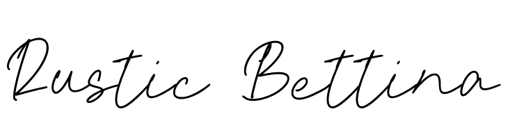 Rustic Bettina  免费字体下载