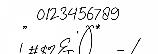 Rustic Bettina Font OTHER CHARS