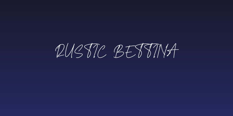 Rustic Bettina Social Header