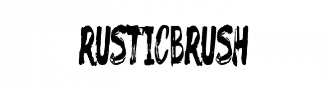 Rustic Brush  Frei Schriftart Herunterladen