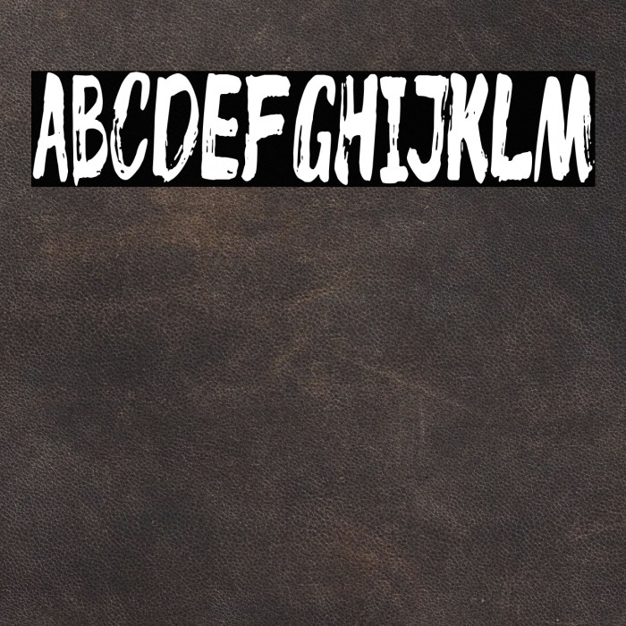 Rustic Brush Font examples