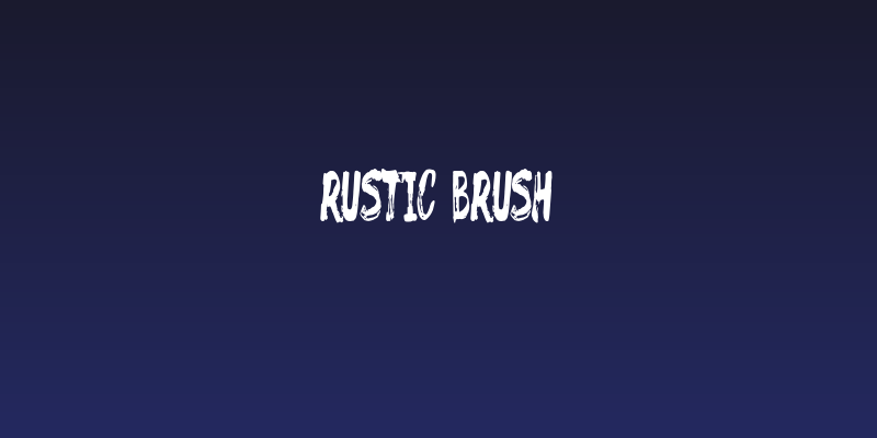 Rustic Brush Social Header