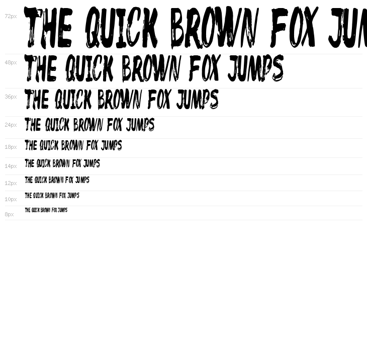 Rustic Brush Waterfall