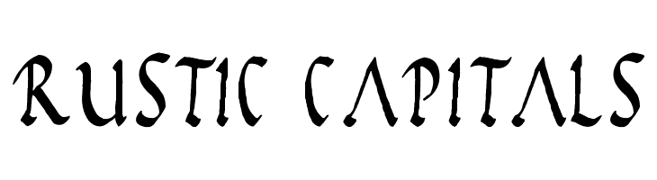 Rustic Capitals  免费字体下载