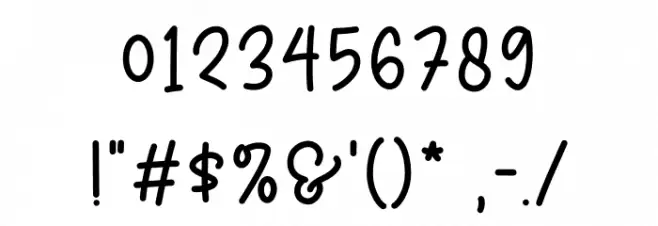 Rustic Farmer Font OTHER CHARS