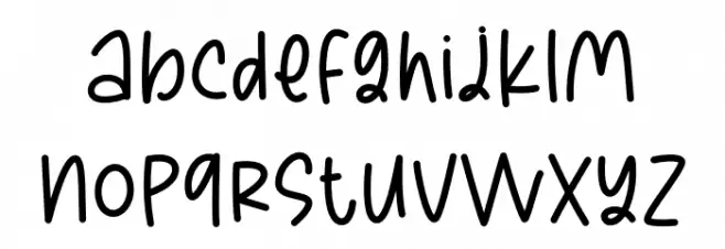 Rustic Farmer Font LOWERCASE