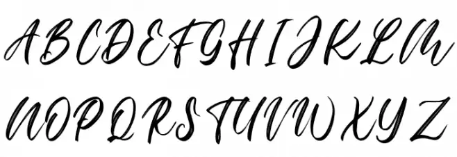 Rustic Glacier Schriftart Groß