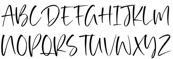 Rustic Homes Font UPPERCASE