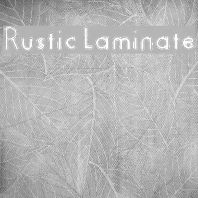 Rustic Laminate Font examples