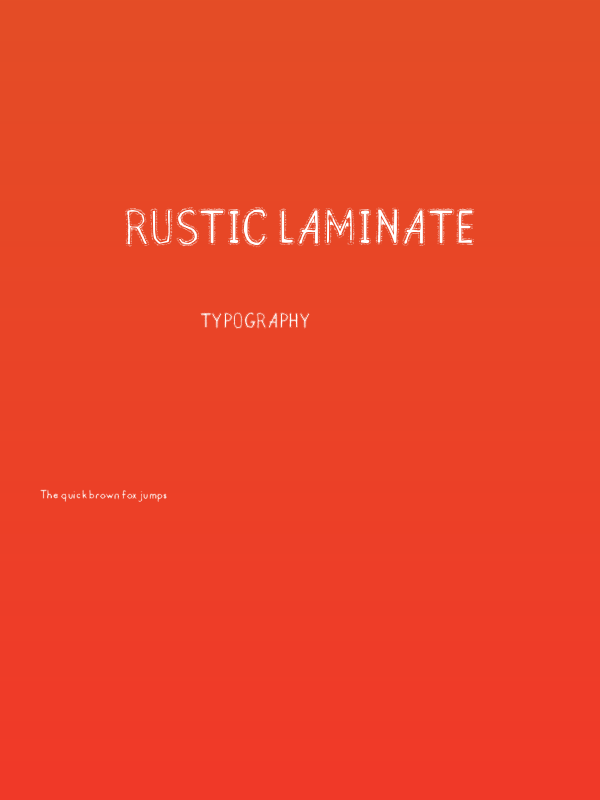 Rustic Laminate Poster