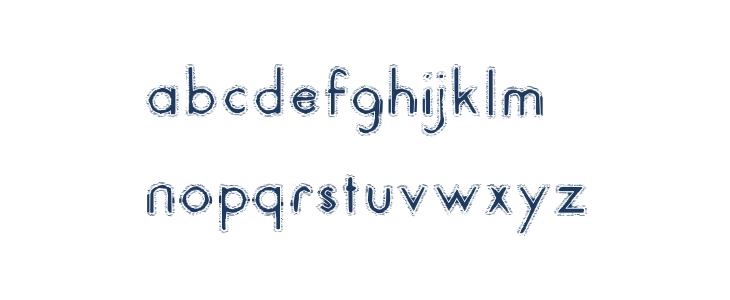 Rustic Laminate Lowercase