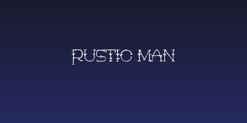 Rustic Man Social Header