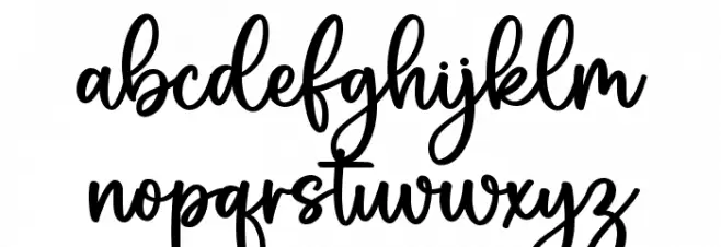 Rustic Market Шрифта строчной