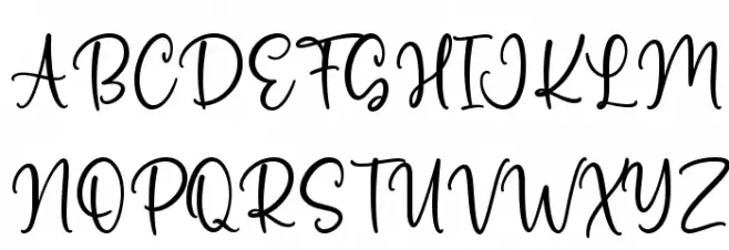 Rustic Pantry Font UPPERCASE