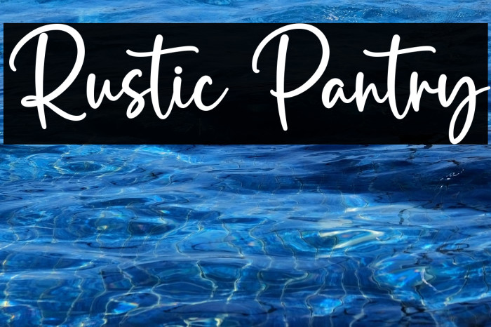 Rustic Pantry Example 1