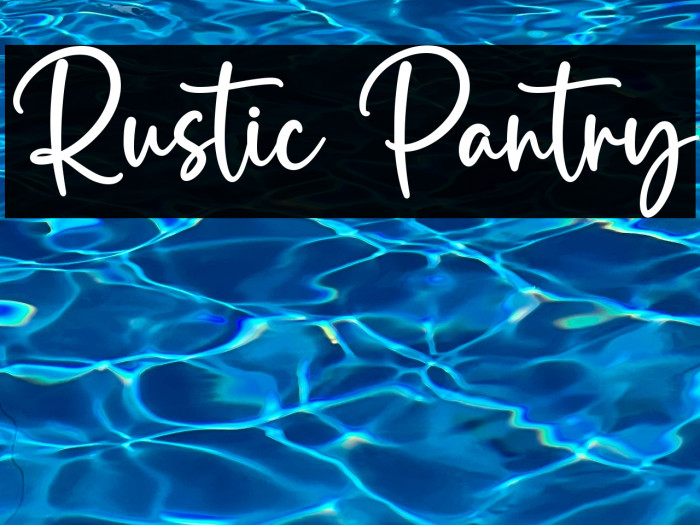 Rustic Pantry Example 3