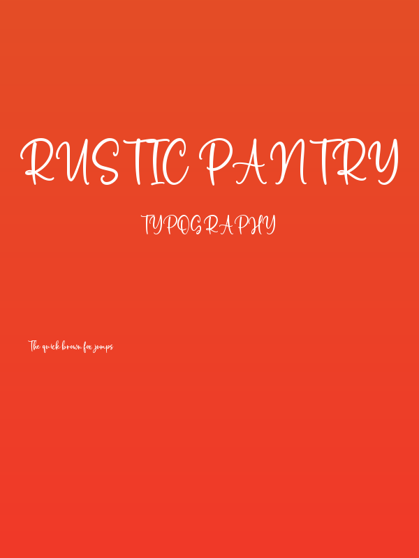 Rustic Pantry Poster