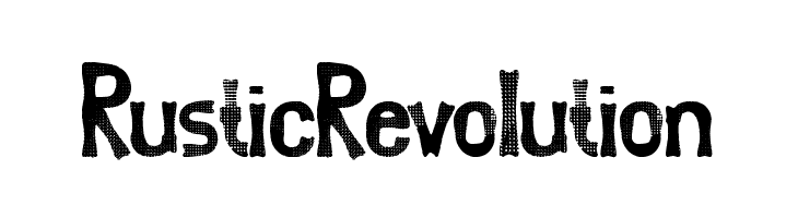 Revolution шрифт