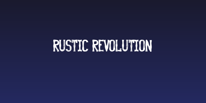 Rustic Revolution Social Header