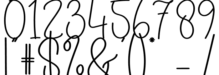 Rustic Santa Font OTHER CHARS