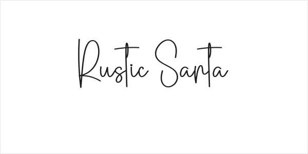 Rustic Santa Logo
