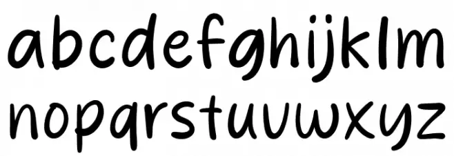 Rustic Story Font Litere mici