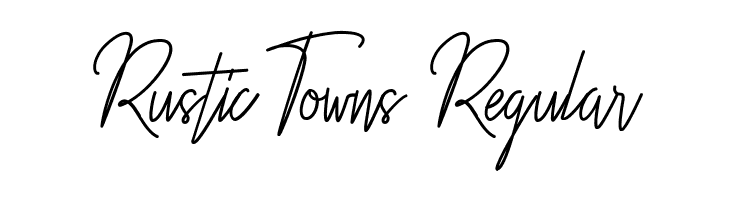 Rustic Towns Regular  Free Fonts Download