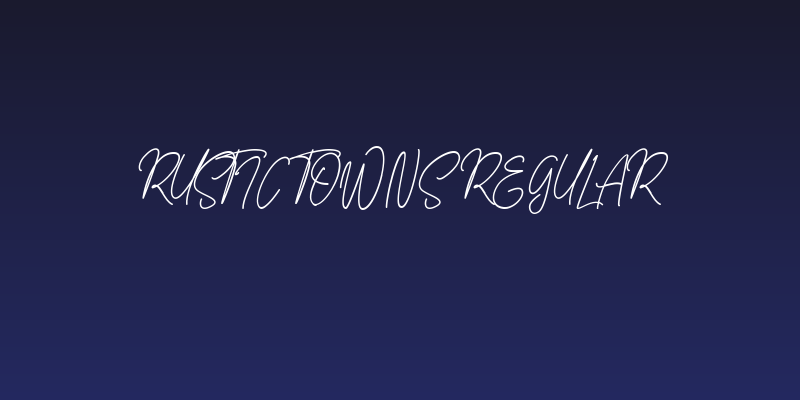 Rustic Towns Regular Social Header