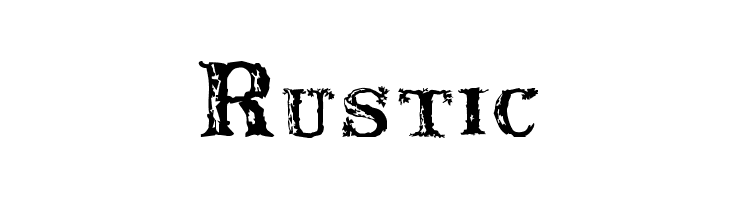 Rustic Font