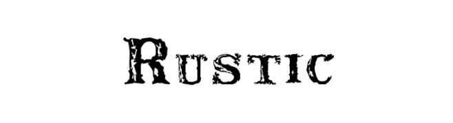 Rustic  免费字体下载