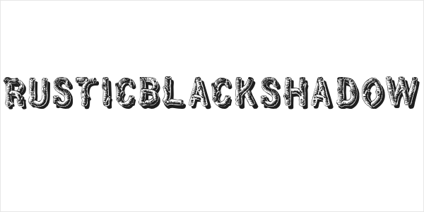 RusticBlackShadow Logo