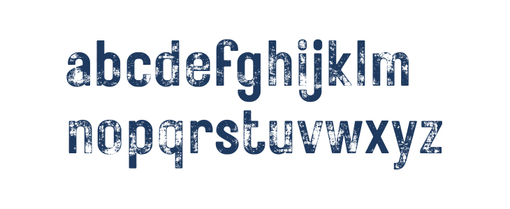 RusticPrinted-Demo Lowercase