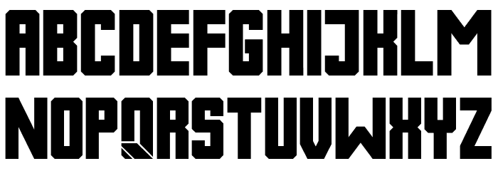 Rustica Regular Font LOWERCASE