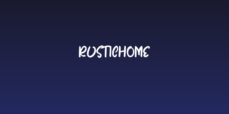 Rustichome Social Header