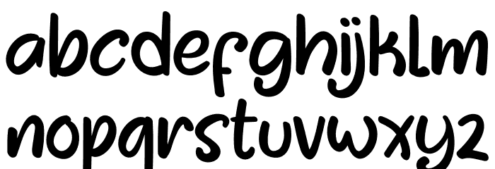 Rustichome Font LOWERCASE