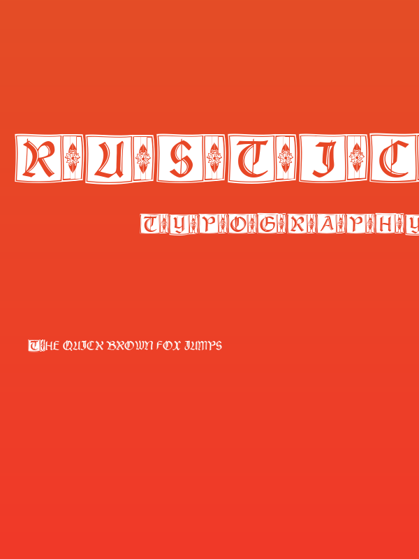 Rustick_Capitals Poster