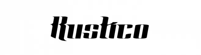 Rustico  フリーフォントのダウンロード