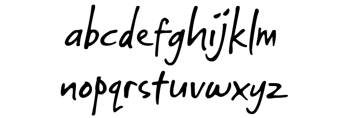 Rustigh_demo Font LOWERCASE